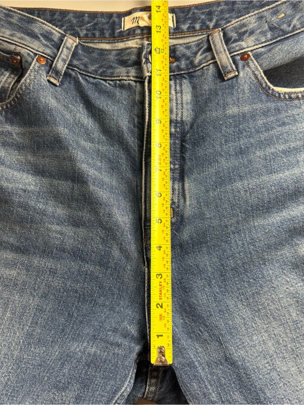 Madewell Curvy Darted Barrel Leg Jeans Womens 31 Medium Wash Denim - Picture 10 of 13